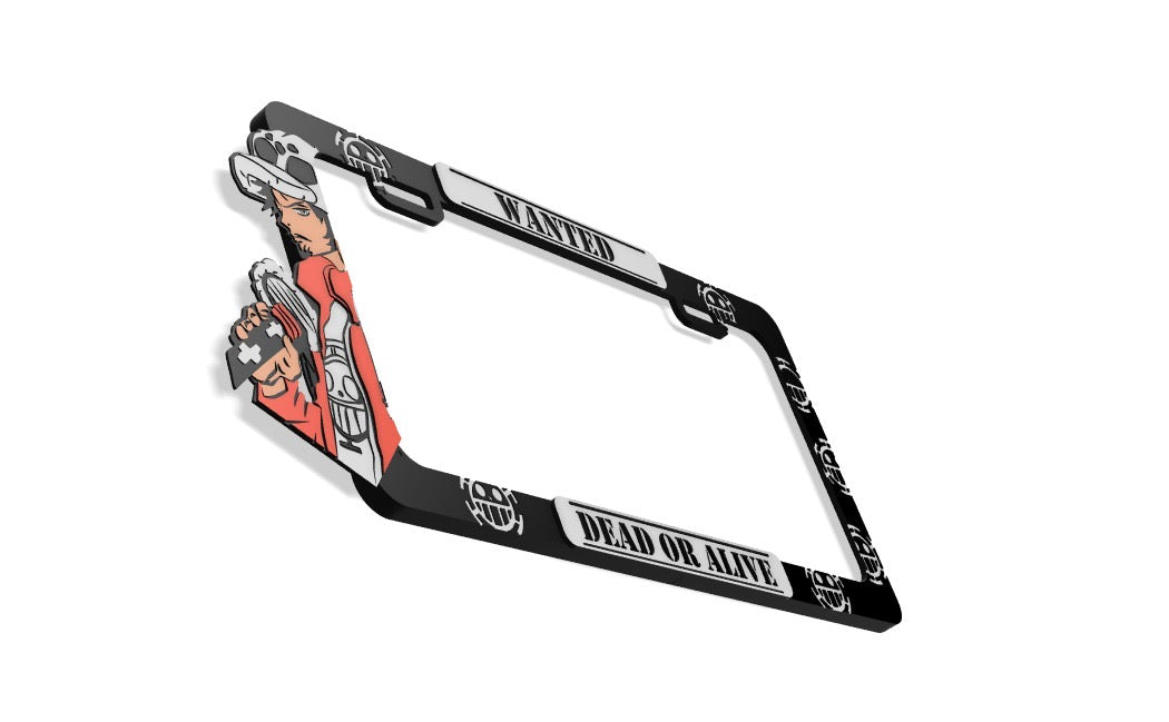 Trafalgar D. Law-One Piece (Black, White)